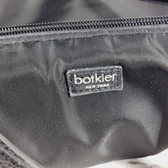 Botkier Vinyl Tote Black  Carryall Zip Top Big Travel Shoulder Bag 0771 - Picture 15 of 16